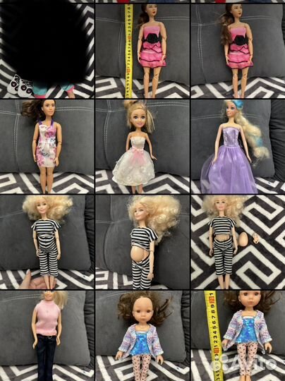 Кукла барби с детьми и одеждой