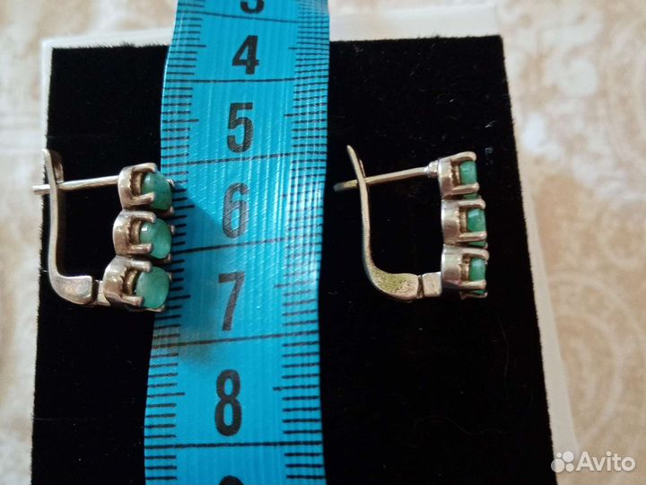 Серьги серебро