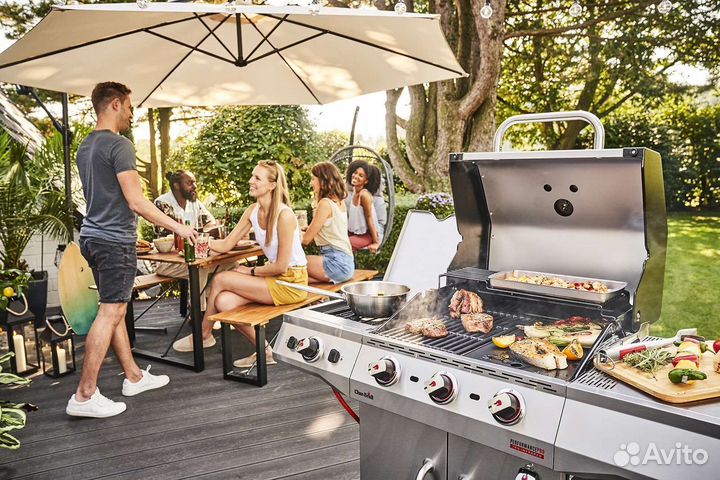 Газовый гриль барбекю