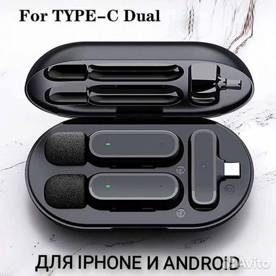 Микрофон петличный К60 комплект