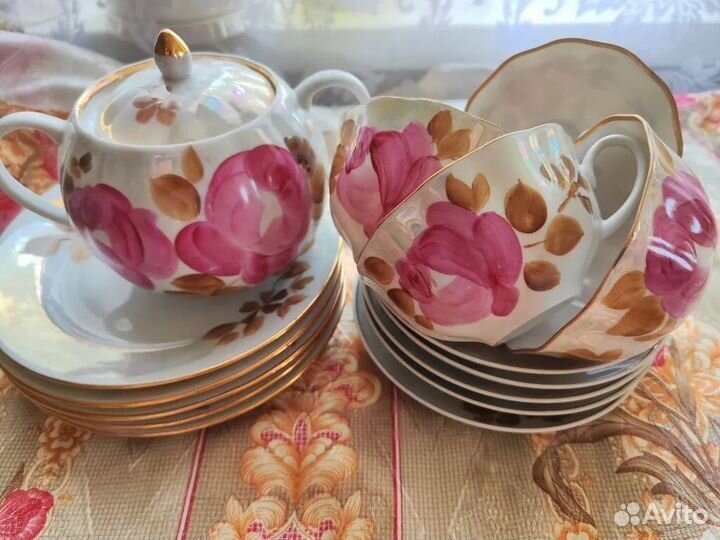 Чайный сервиз дулево агашки в добор, парами