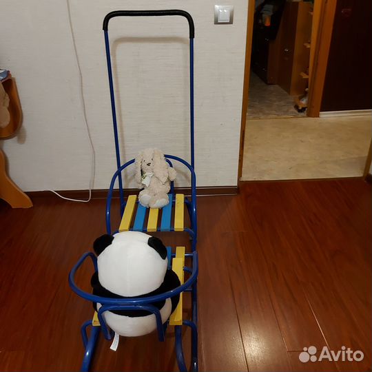 Санки на двоих детей