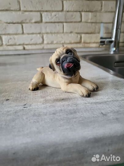 Керамические фигурки мопса