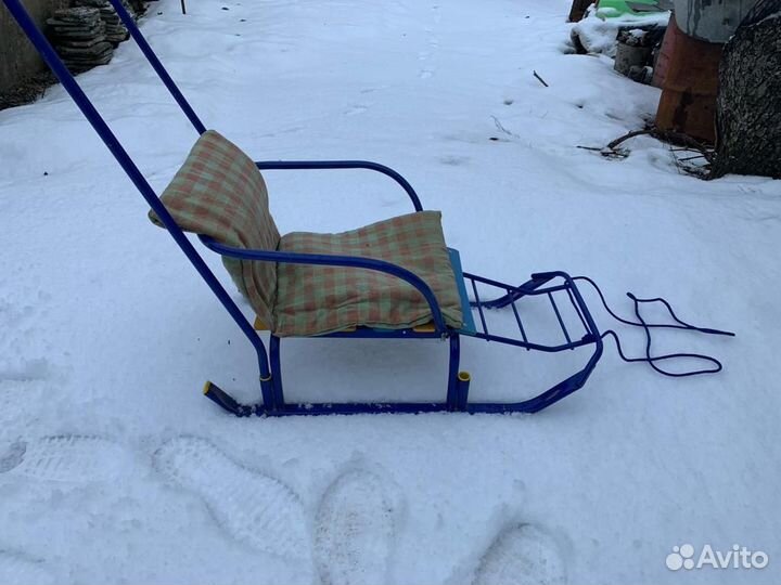 Продам санки б/у, в хорошем состоянии