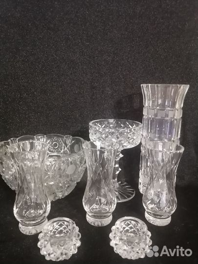 Изделия из хрусталя СССР