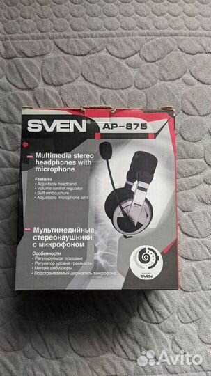 Наушники sven с микрофоном