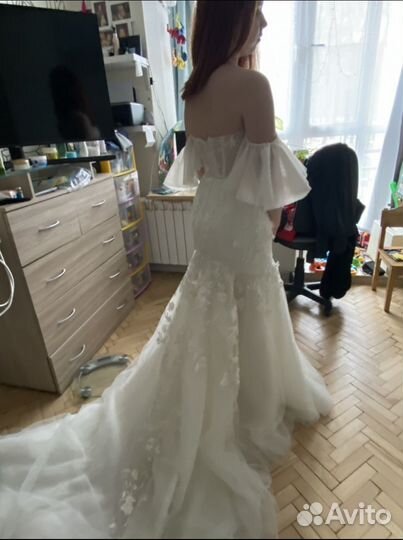 Свадебное платье 42 44 рыбка