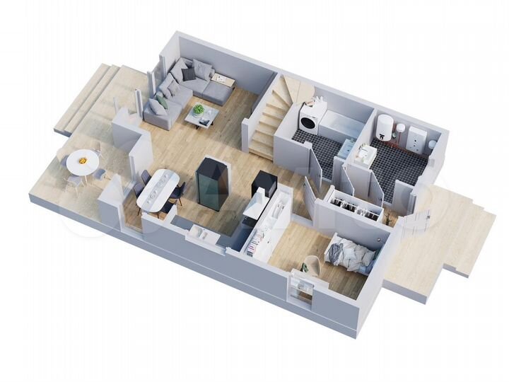 Дом 143 м² на участке 7 сот.