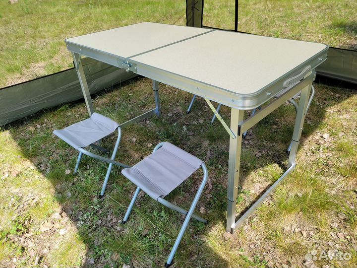 Стол раскладной туристический усиленный + 4 стула