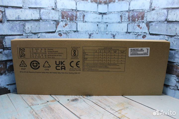 Клавиатура HP 125 Wired Keyboard IT (англ. расклад