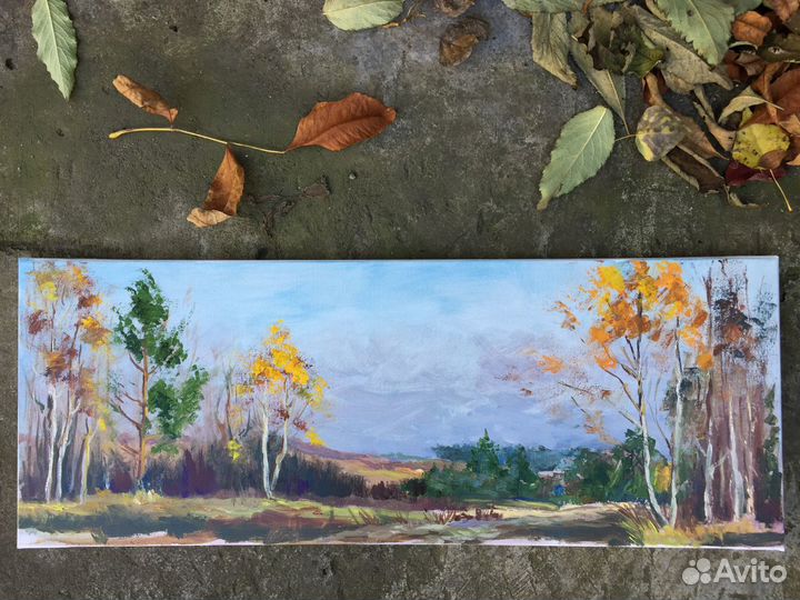 Картина маслом на холсте пейзаж