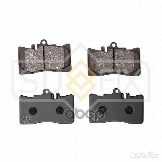 Колодки тормозные дисковые перед прав/лев