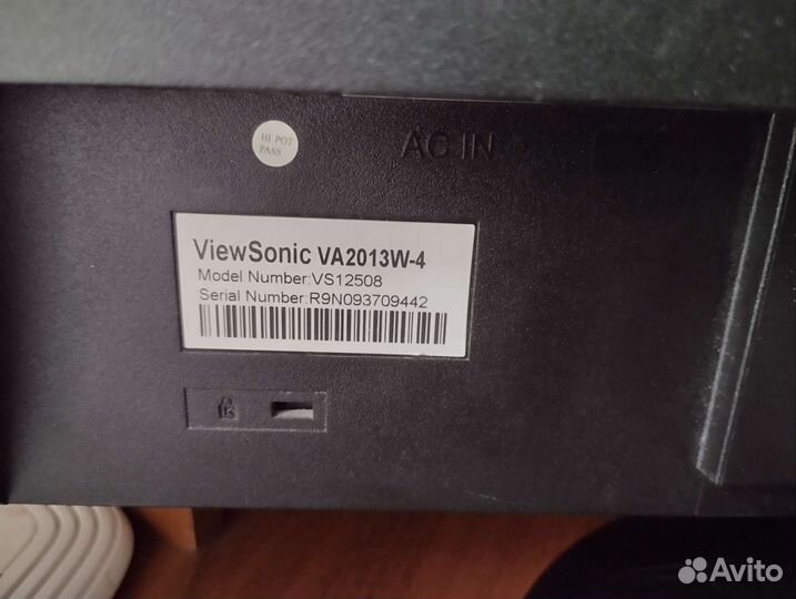 Монитор Viewsonic VA 2013w