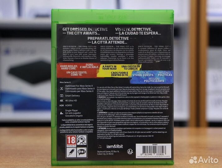 Disco Elysium The Final Cut xbox, рус субтитры, бу