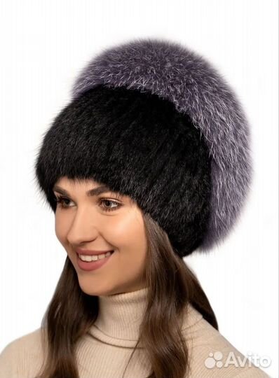 Шапка зимняя меховая женская