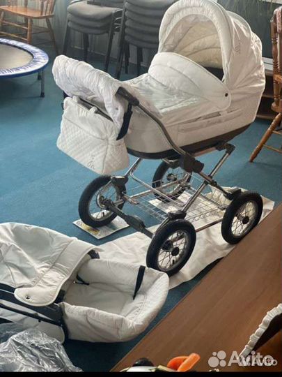 Детские коляски 2 в 1 эко кожа