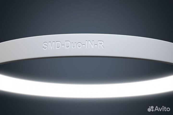 Светодиодная люстра свечением внутрь форма Кольцо