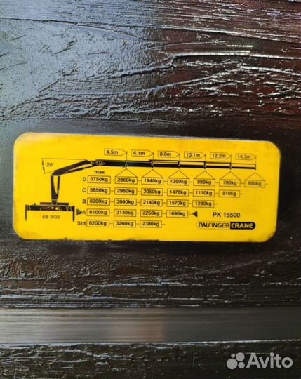 Манипулятор palfinger 15500