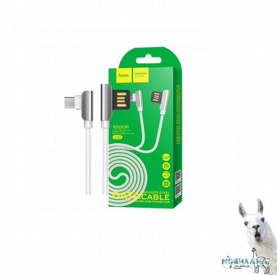 Качественный кабель type-C - hoco U42 (угловой)