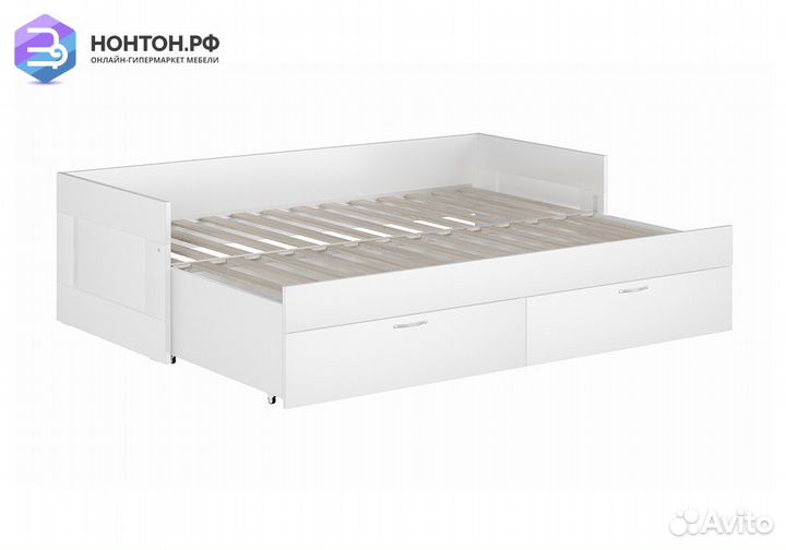 Кровать раздвижная Сириус белая