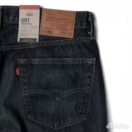 Новые джинсы синего цвета для мужчин Levi'S