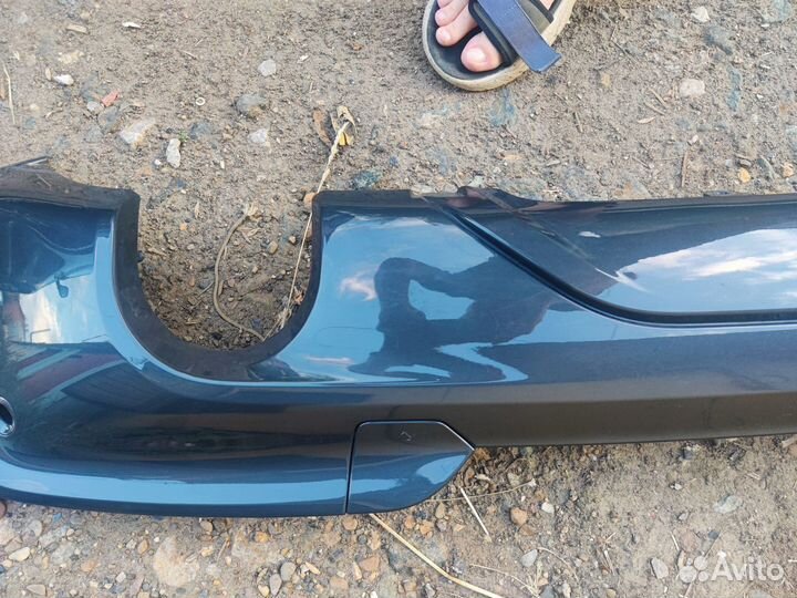 Накладка заднего бампера BMW X3