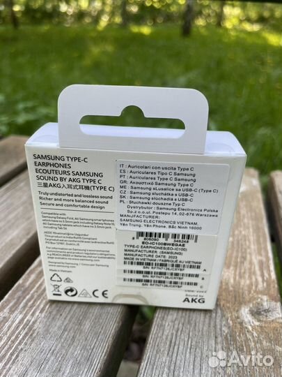 Проводные наушники samsung type-C