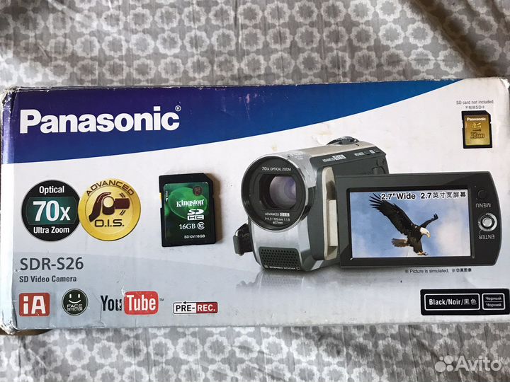 Видеокамера panasonic sdr-s26
