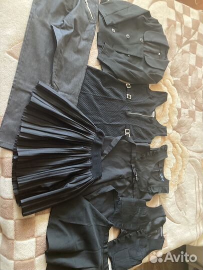 Огромный пакет одежды и обуви на девочку 7-8 лет