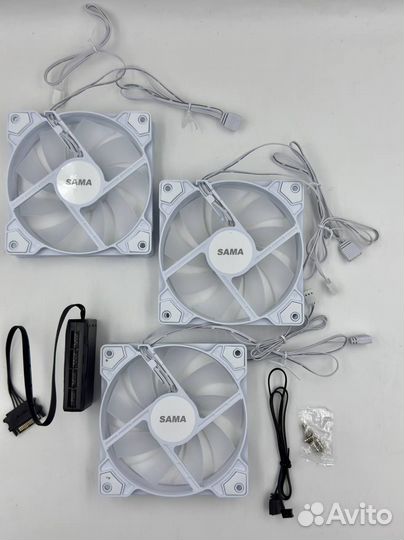 Бесшумные кулеры sama 3 шт