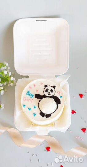 Бенто тортики с разными дизайнами