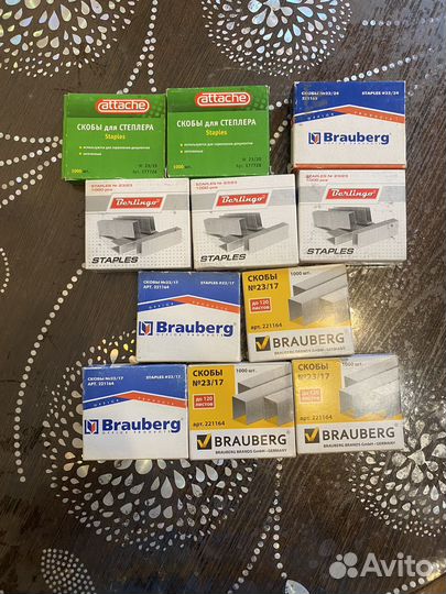 Скобы для степлера