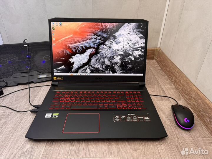 Acer Nitro 5 (17.3/i7-10th/RTX3050/16Gb/NVMe 512)