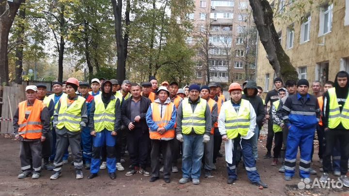 Разнорабочие уборка территорий с НДС, нал, без НДС