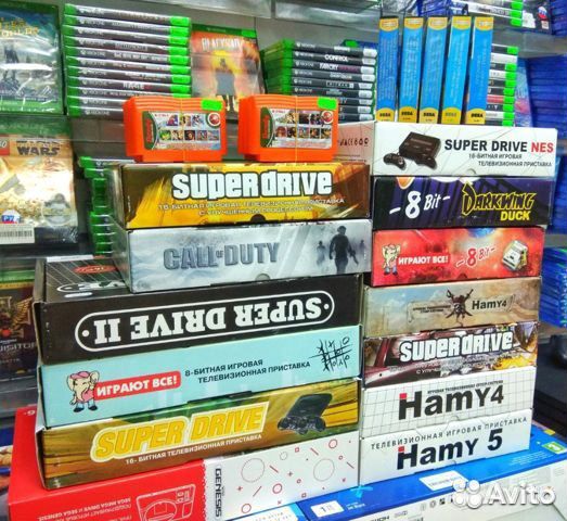 Sega Dendy приставки из 90х с играми 8 / 16 Bit