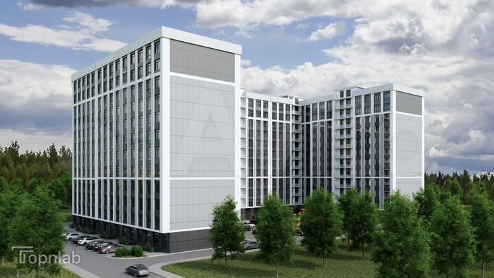 1-к. квартира, 46,4 м², 3/12 эт.