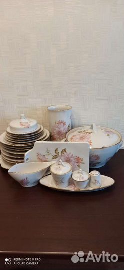 Сервиз столовый Хризантемы Дулево СССР