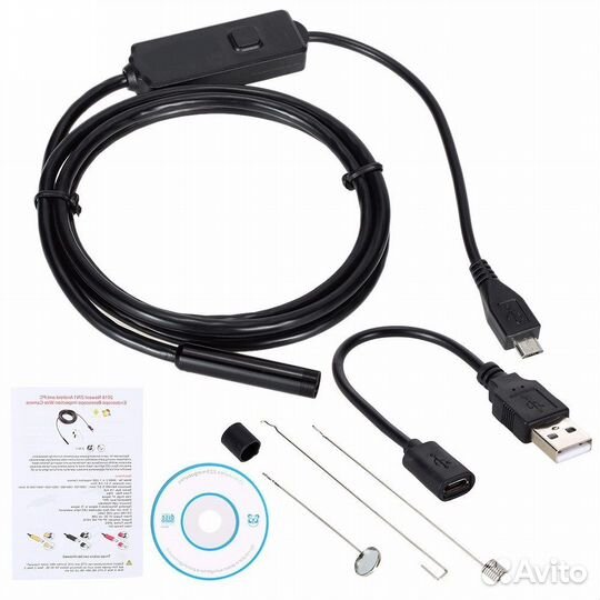 Технический гибкий Эндоскоп 2 метра 5.5мм