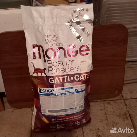 Корм для кошек монж