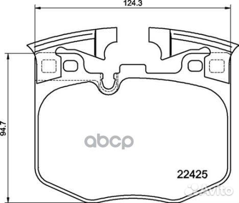 Колодки тормозные дисковые перед P06099 Brembo