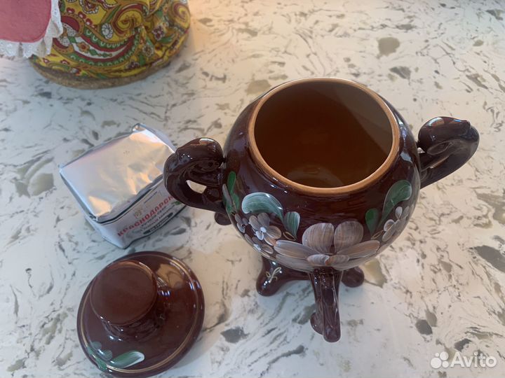 Чайница керамическая