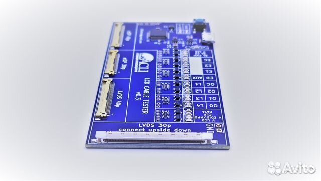 Тестер шлейфов матриц EDP/lvds
