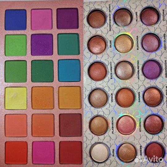 Палетки теней по одной цене