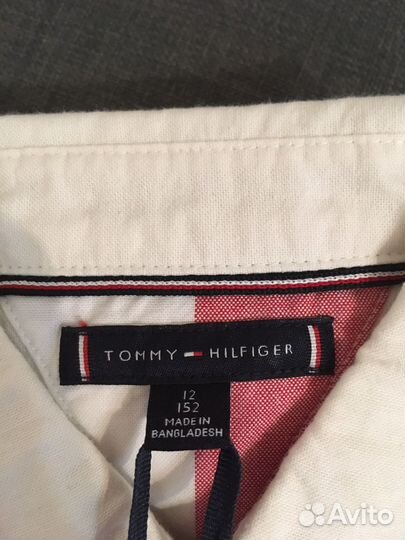Новая рубашка для девочки tommy hilfiger 12 лет