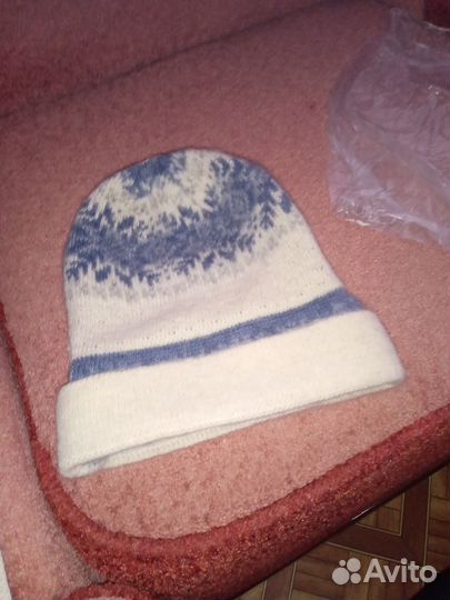 Комплект женский шапка и шарф. Исландия