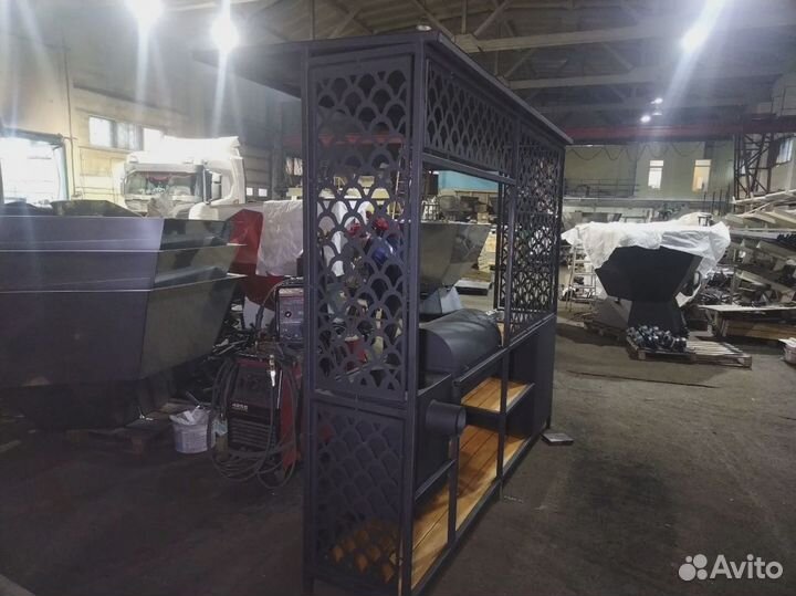 Мангальная зона / Мангал лофт 3 в 1