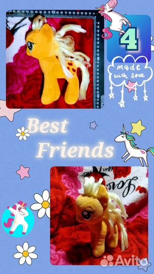 Мягкие игрушки ручной работы в ассортименте