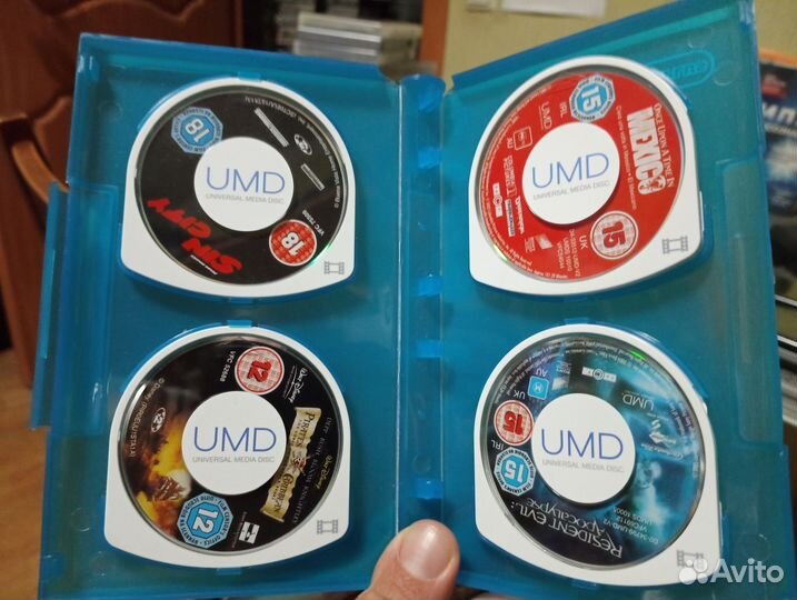 Диски, фильмы UMD PSP