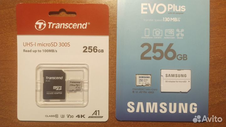 Карта памяти Micro sdxc 256Гб Evo Plus