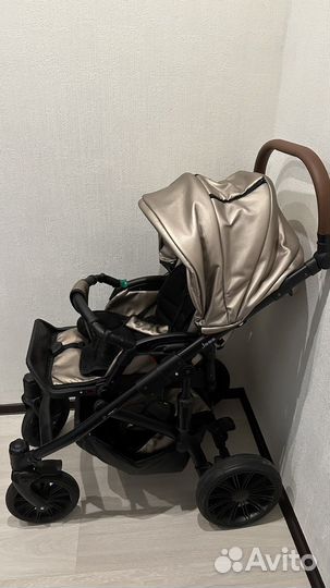 Коляска 2 в 1 эко кожа